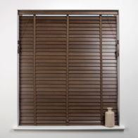 See more information about the Universal 60cm x 50mm Slat Walnut Wood Venetian Blind
